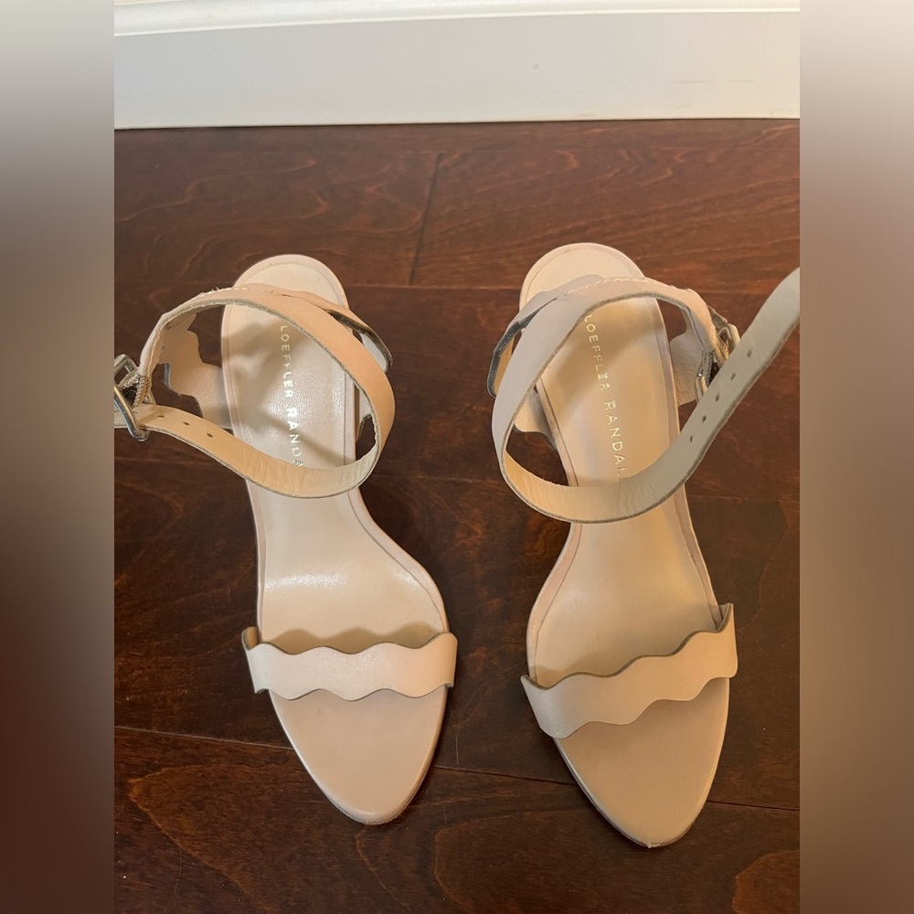 Size 5 - Loeffler Randall - nude heels